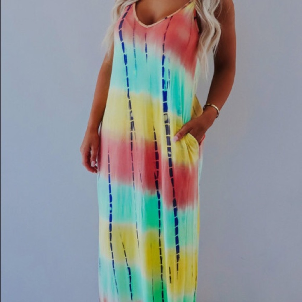 Spaghetti Strap Maxi Dress